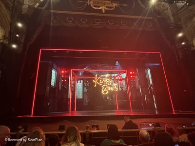 London Coliseum Stalls D27 view from seat photo