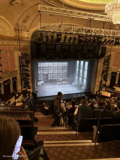 Neil Simon Theatre Mezzanine M1 view from seat photo