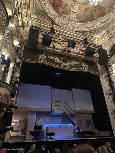 Wyndham's Theatre Stalls J24 view from seat photo
