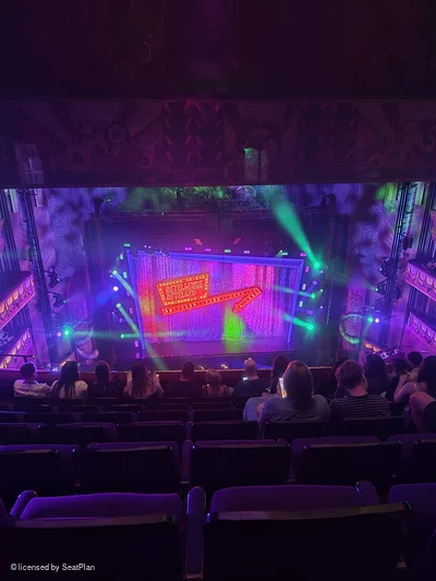 Prince Edward Theatre Grand Circle G13 view from seat photo
