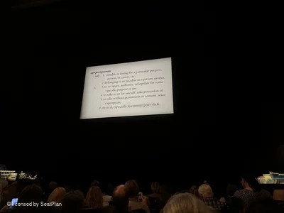 Belasco Theatre Orchestra E111 view from seat photo
