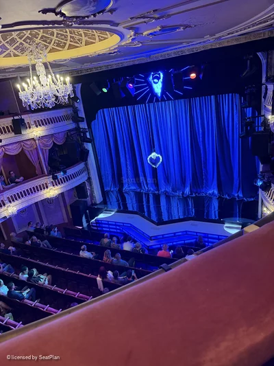 Criterion Theatre Upper Circle A9 view from seat photo