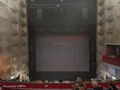 Savoy Theatre Dress Circle E10 view from seat photo