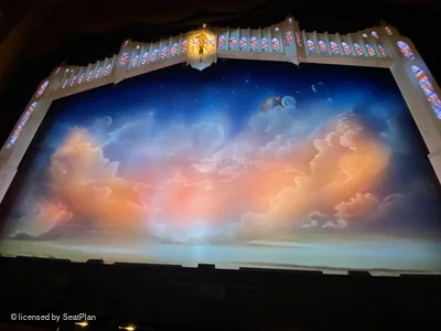 Palace Theatre Stalls AA20 view from seat photo