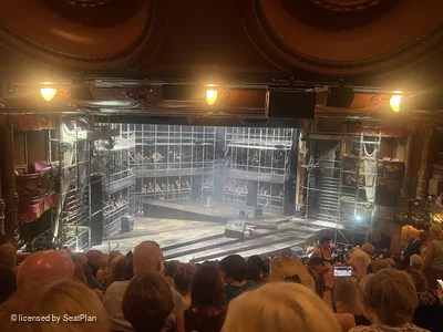 London Palladium Royal Circle K47 view from seat photo
