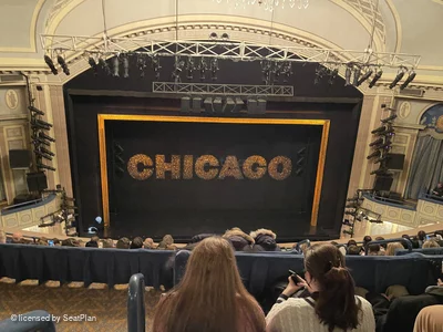 Ambassador Theatre Rear Mezzanine C102 view from seat photo