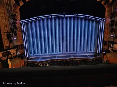 Shubert Theatre Mezzanine C111 view from seat photo