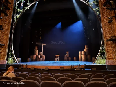 Theatre Royal Haymarket Stalls G8 view from seat photo