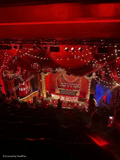 Piccadilly Theatre Grand Circle K8 view from seat photo