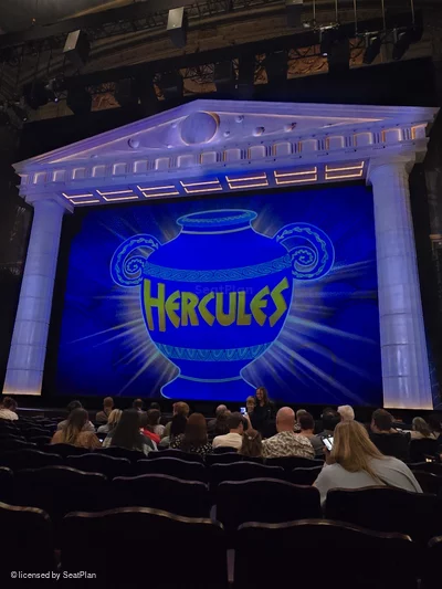 Theatre Royal Drury Lane Stalls L19 view from seat photo