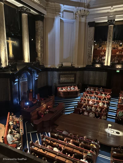 London County Hall South Gallery A6 view from seat photo