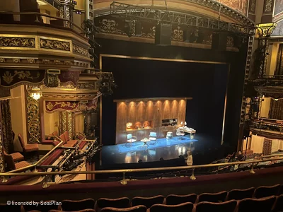 Belasco Theatre Mezzanine E17 view from seat photo