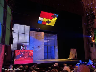 Samuel J. Friedman Theatre Orchestra J125 view from seat photo