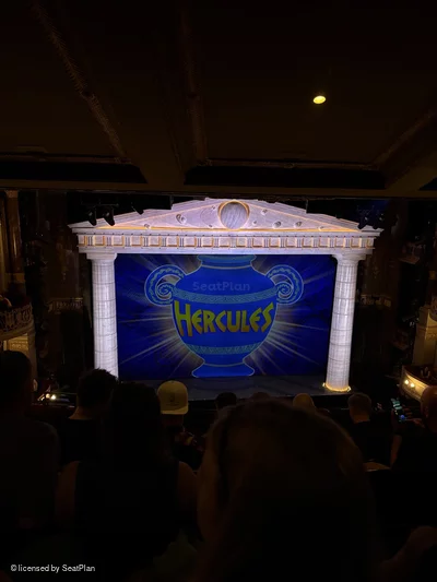 Theatre Royal Drury Lane Grand Circle G33 view from seat photo