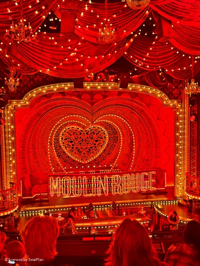 Piccadilly Theatre Royal Circle D21 view from seat photo