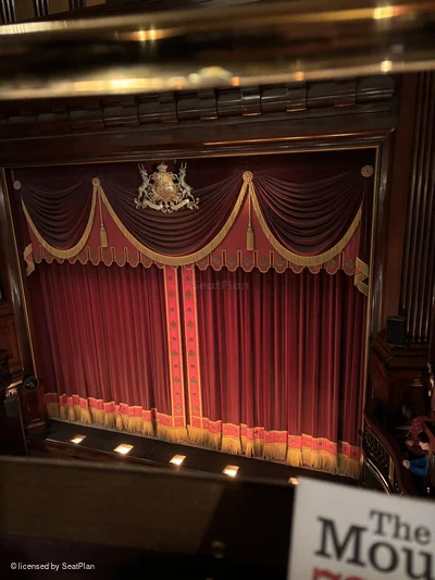 St Martin's Theatre Upper Circle A17 view from seat photo