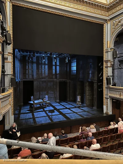 Harold Pinter Theatre Dress Circle A15 view from seat photo