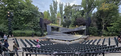 Regent's Park Open Air Theatre Upper Centre N39 view from seat photo