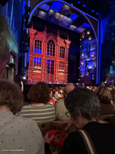 Savoy Theatre Stalls J29 view from seat photo