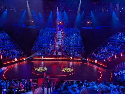 Troubadour Canary Wharf Theatre District 4 L66 view from seat photo