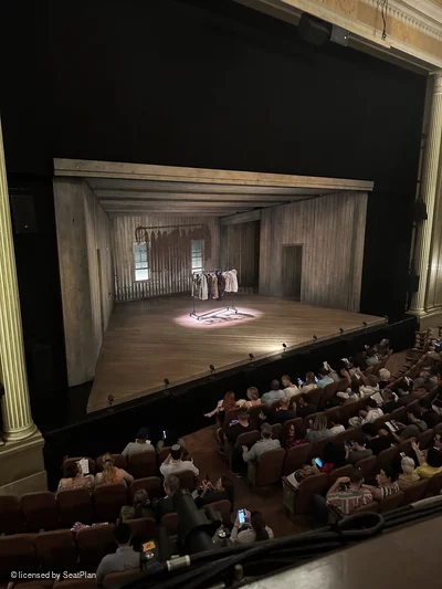 Music Box Theatre Mezzanine A15 view from seat photo