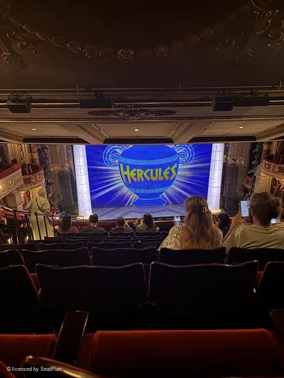 Theatre Royal Drury Lane Grand Circle K29 view from seat photo