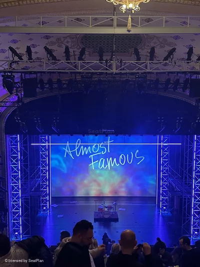 Bernard B. Jacobs Theatre Mezzanine K110 view from seat photo