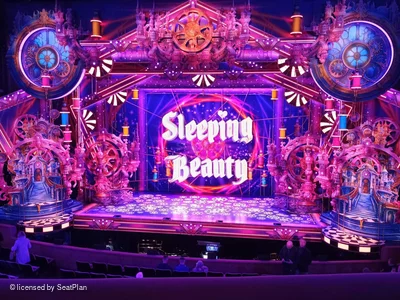 London Palladium Royal Circle B17 view from seat photo