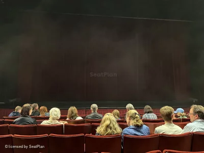 Peacock Theatre Stalls H18 view from seat photo