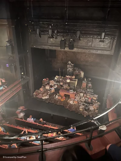 Royal Court Theatre Balcony B7 view from seat photo