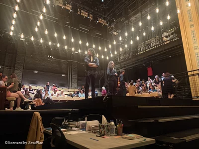 Hudson Theatre Orchestra D102 view from seat photo