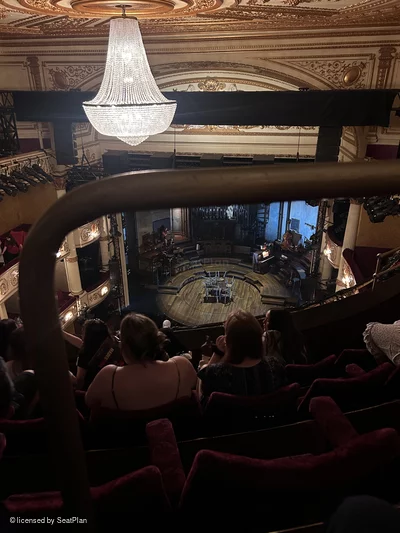 Lyric Theatre Balcony D7 view from seat photo