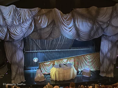 Majestic Theatre Rear Mezzanine D115 view from seat photo