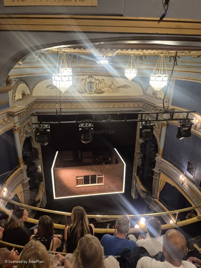 Harold Pinter Theatre Balcony D15 view from seat photo