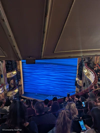 Novello Theatre Grand Circle G3 view from seat photo