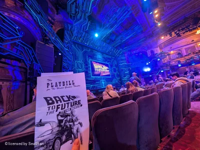 Winter Garden Theatre Orchestra G13 view from seat photo