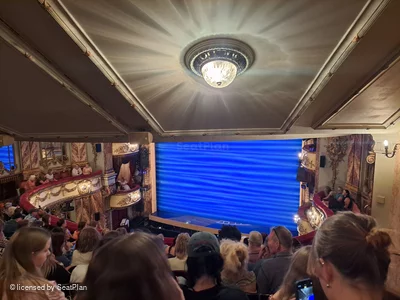 Novello Theatre Dress Circle J1 view from seat photo