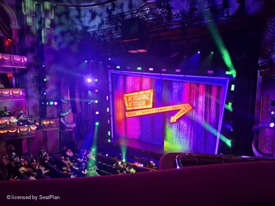 Prince Edward Theatre Dress Circle A2 view from seat photo