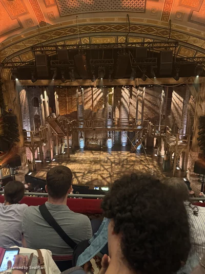 Richard Rodgers Theatre Front Mezzanine C107 view from seat photo