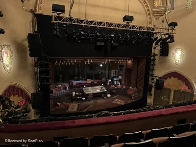 Golden Theatre Front Mezzanine D121 view from seat photo