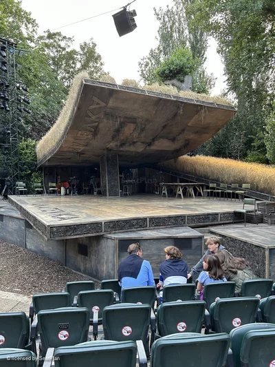 Regent's Park Open Air Theatre Lower Left F8 view from seat photo
