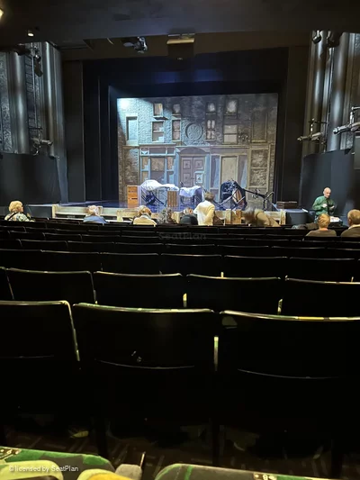 Trafalgar Theatre Stalls N8 view from seat photo