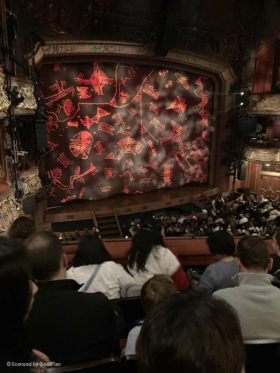 Lyceum Theatre Royal Circle D46 view from seat photo