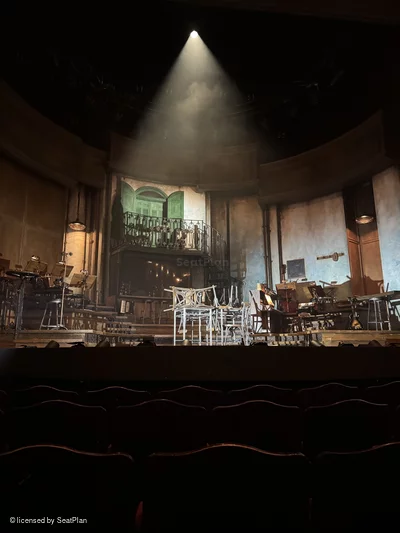 Lyric Theatre Stalls F15 view from seat photo