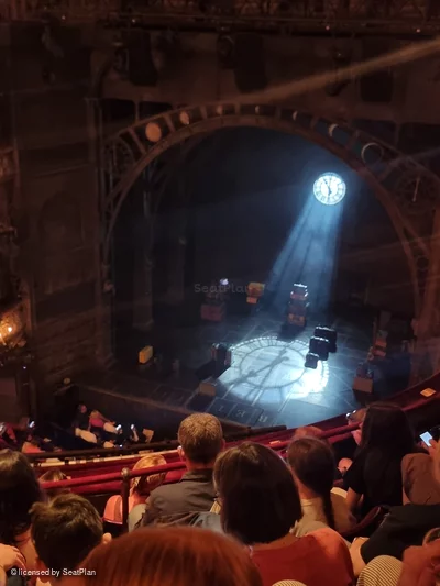 Palace Theatre Grand Circle E11 view from seat photo
