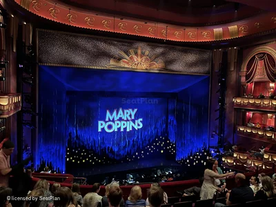 Prince Edward Theatre Dress Circle G30 view from seat photo