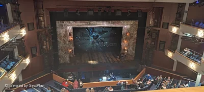 New Victoria Theatre Upper Circle A29 view from seat photo