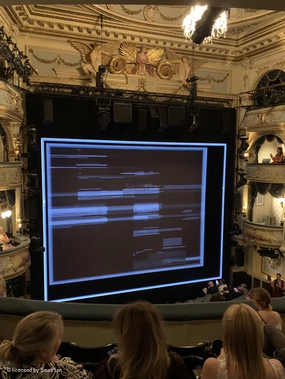 Wyndham's Theatre Royal Circle E24 view from seat photo