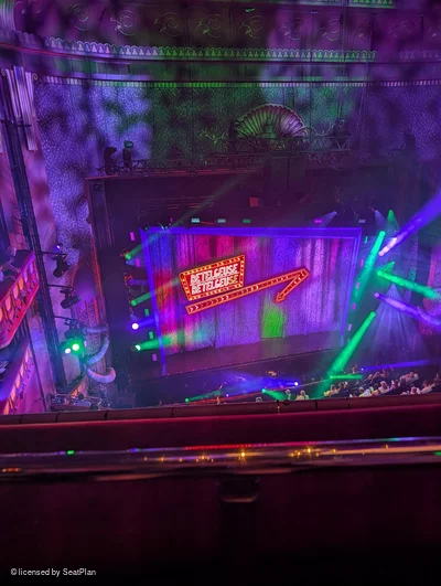 Prince Edward Theatre Grand Circle A30 view from seat photo