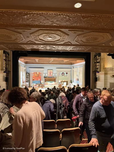 Samuel J. Friedman Theatre Orchestra O101 view from seat photo